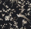 Bird & Blossom Chinoserie Black Wallpaper thumbnail 0