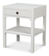 Windy Single Drawer Side Table, by Sarreid, 1'6" length x 1'10" width x 2'3" height thumbnail 1