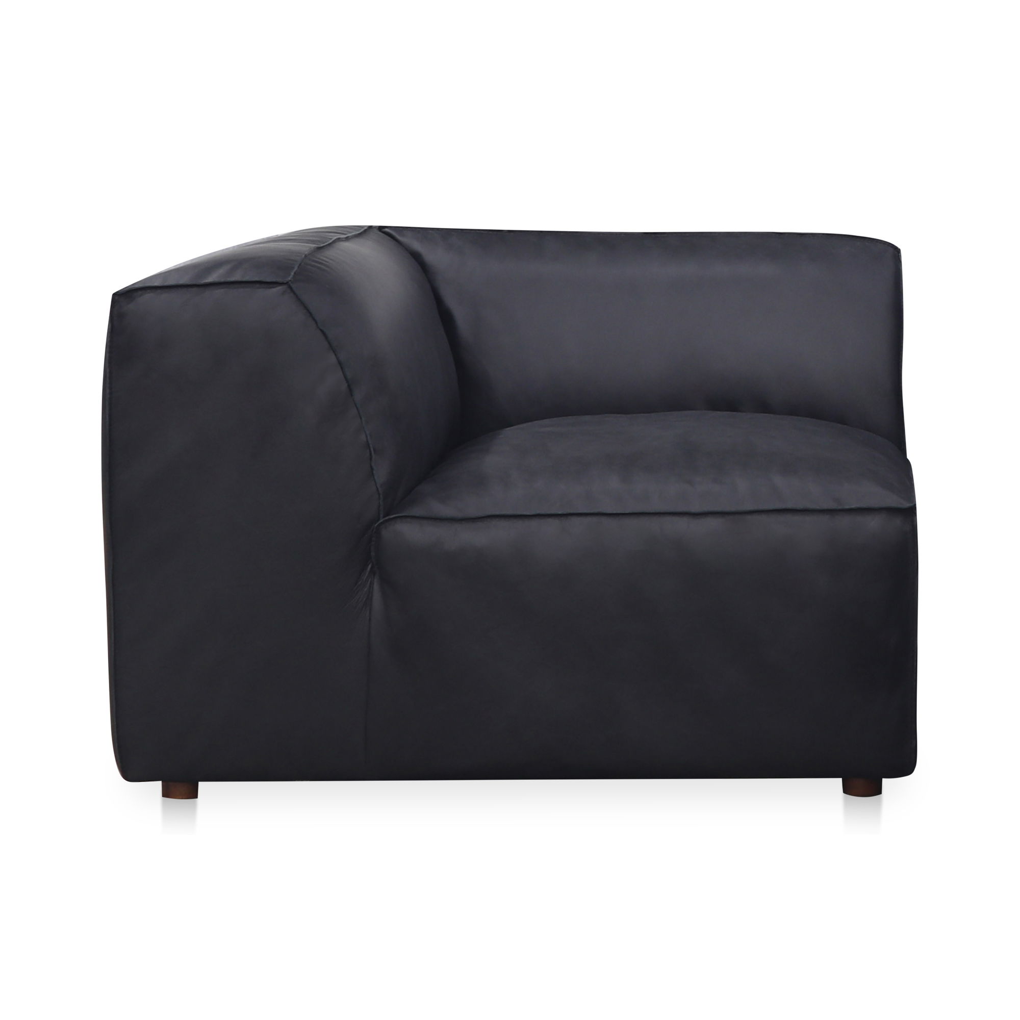 Form Corner Chair Vantage Black Leather large image 