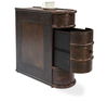 Barnes Leather Book Side Table, Side & End Table by Sarreid, 10" length x 24" width x 24" height thumbnail 12