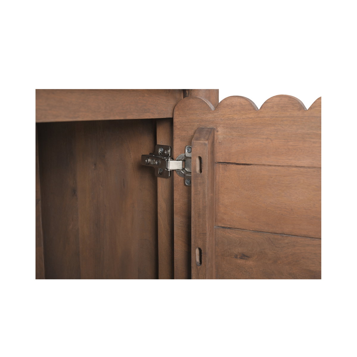 Wiley 4 Door Sideboard Vintage Brown, Cabinets & Sideboard by Moe's Home, 67.75" width x 30" height x 19" depth View 9