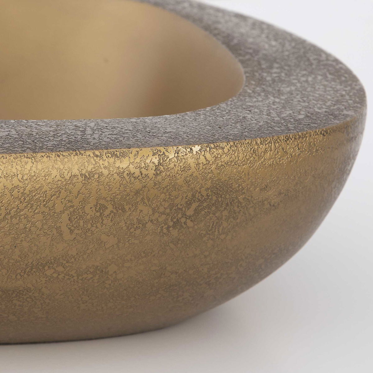 Ovate Brass Bowls Set Of 2, Decorative Tray by Uttermost, 15" width x 4.5" height x 12" depth View 4