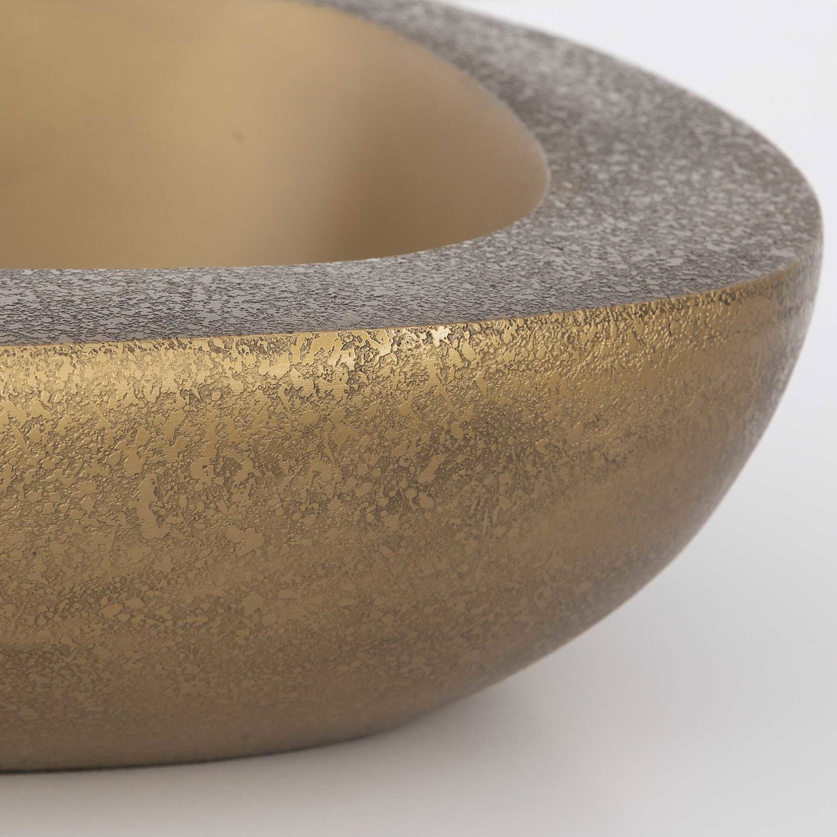 Ovate Brass Bowls Set Of 2, Decorative Tray by Uttermost, 15" width x 4.5" height x 12" depth View 4