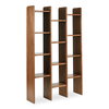 Orson Bookcase Brown, Shelving & Bookcase by Moe's Home, 43.31" width x 68.9" height x 11.81" depth thumbnail 4