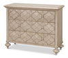 Sommeil 3 Drawer Commode, Stone Grey, Cabinets & Chest by Sarreid, 44" length x 18" width x 35" height thumbnail 1
