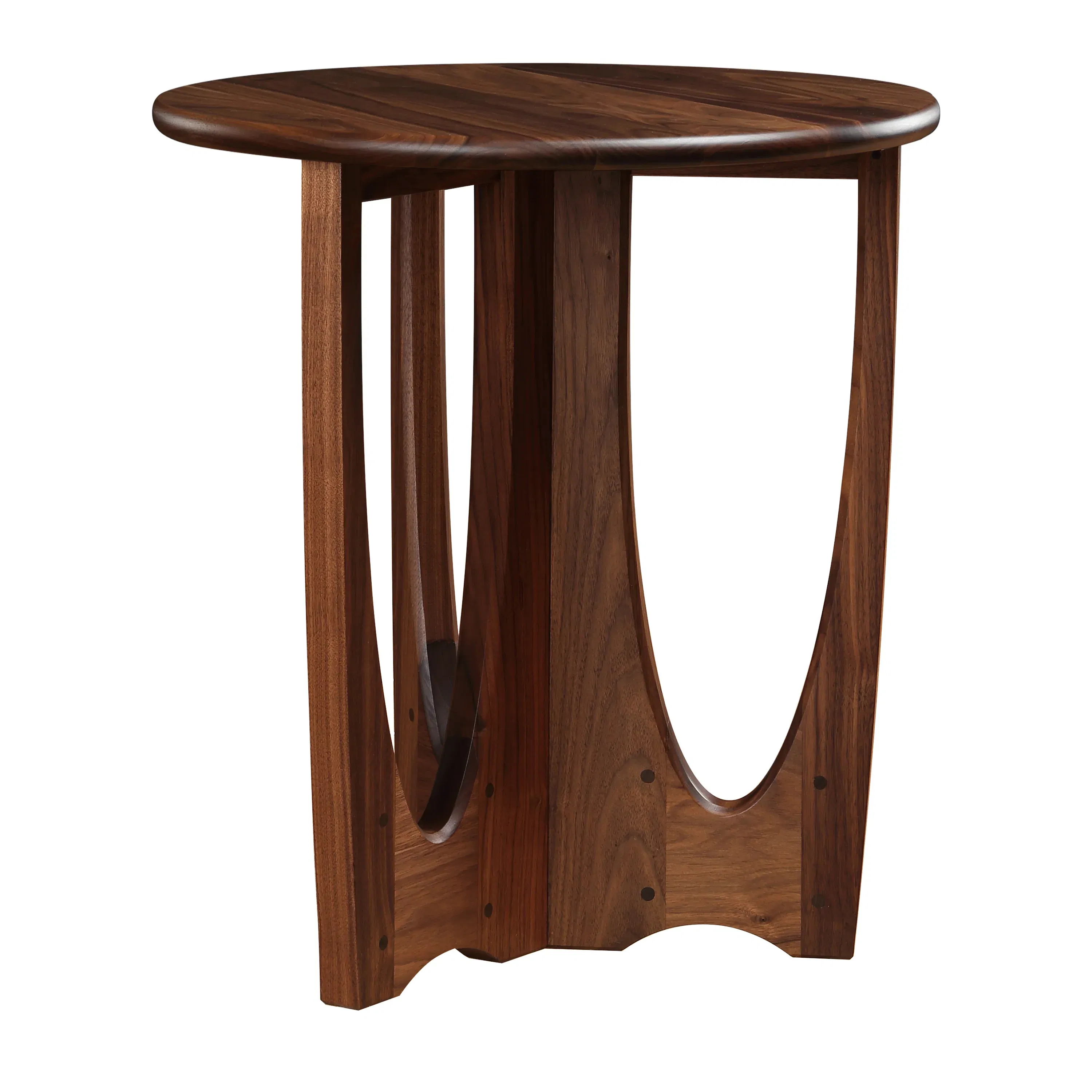Walnut Grove Drink Table - Wood Top, Side & End Table by Stickley, 22" width x 24" height x 22" depth View 1