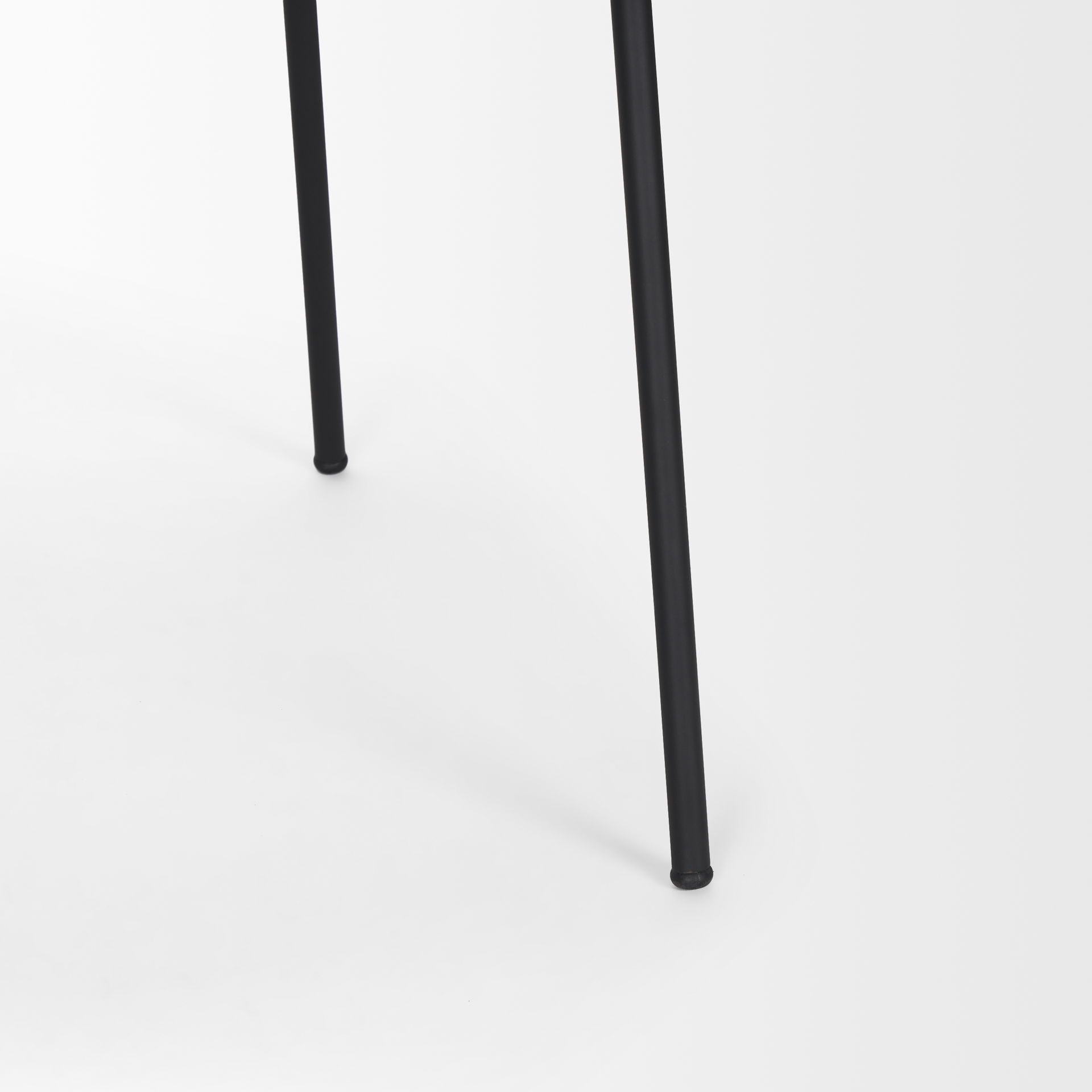 Carolyn Dining Chair with Oatmeal Fabric & Matte Black Metal large image 