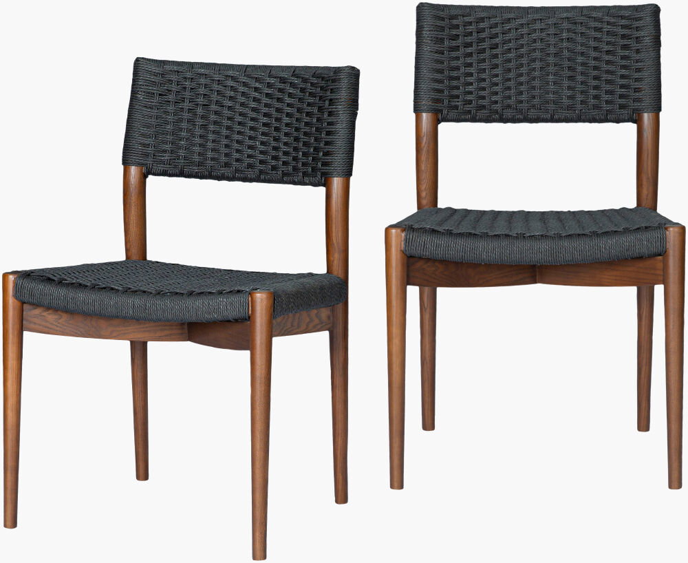 Chia Dining Chair, by Surya, 21" width x 31" height