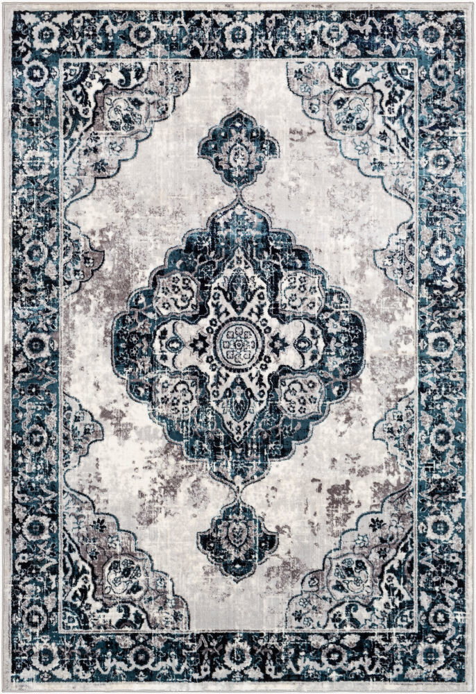 Wanderlust Machine Woven Rug, by Surya, 7'2.61" length x 5'2.99" width