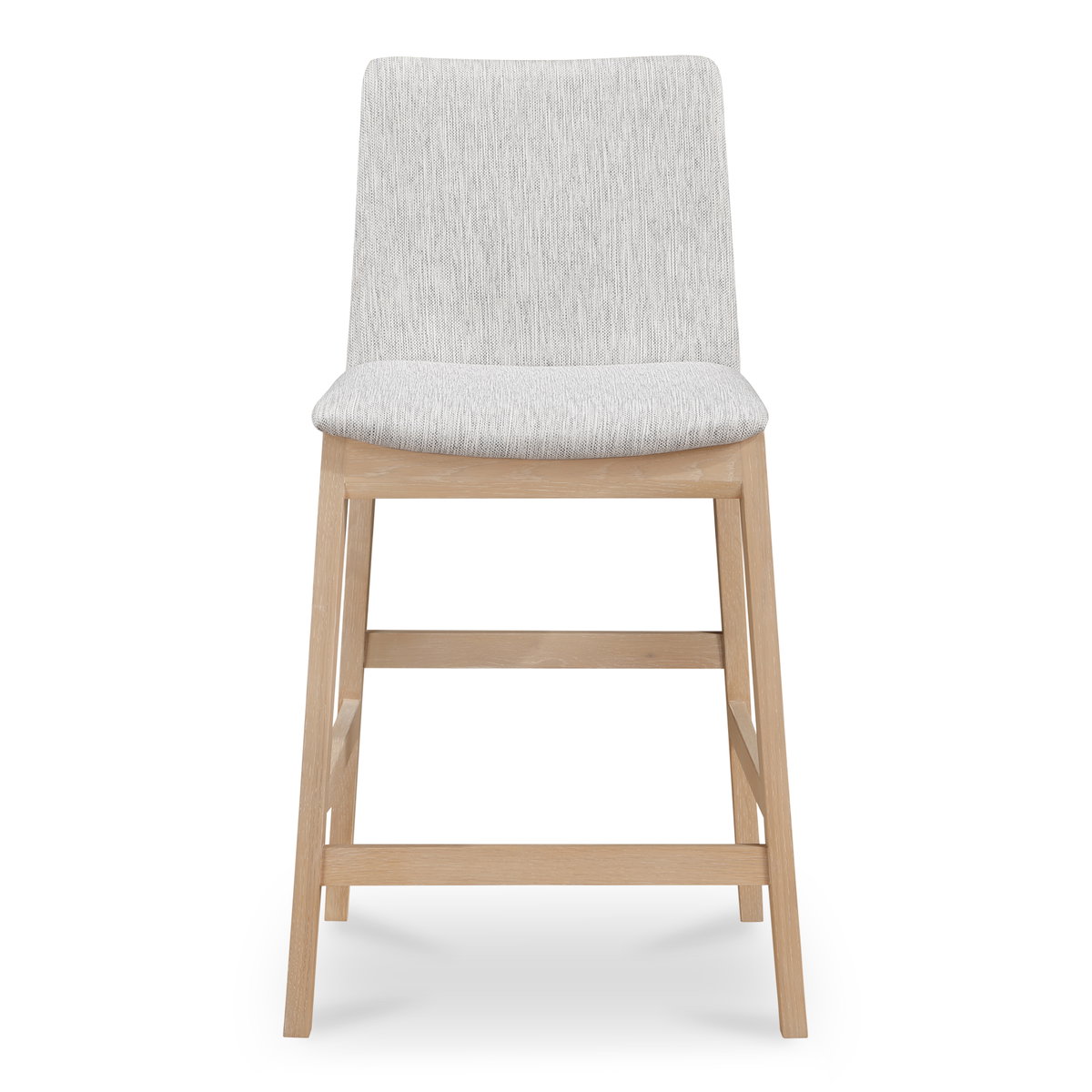 Deco Oak Counter Stool Light Grey, Counter & Bar Stool by Moe's Home, 21.7" width x 38.9" height x 20.8" depth View 1