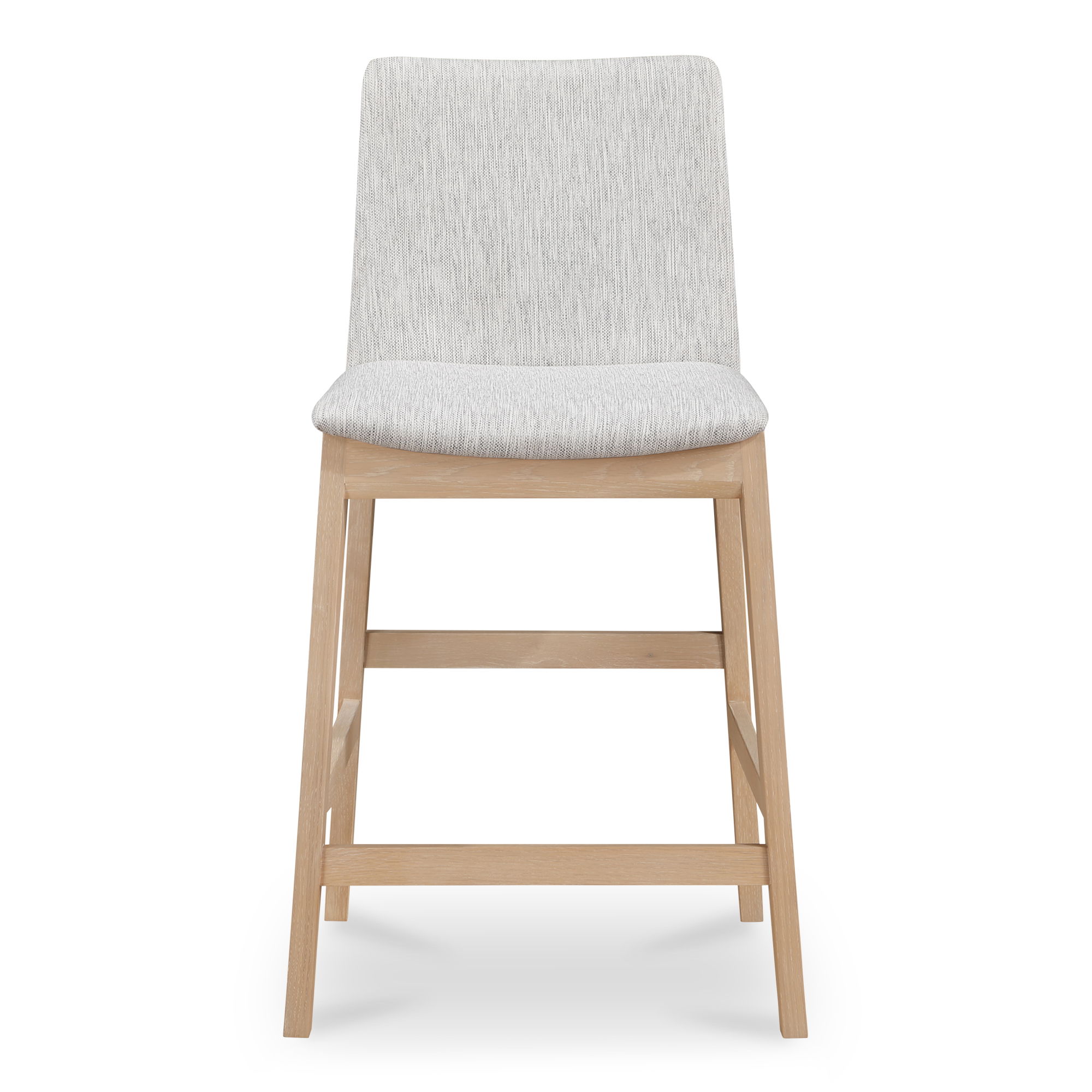 Deco Oak Counter Stool Light Grey large image 