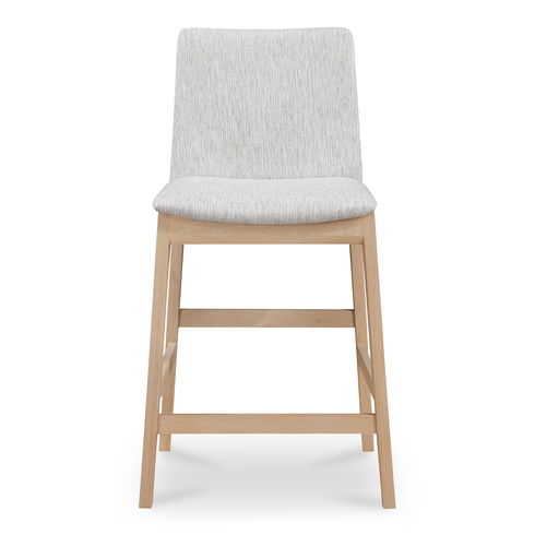 Deco Oak Counter Stool Light Grey