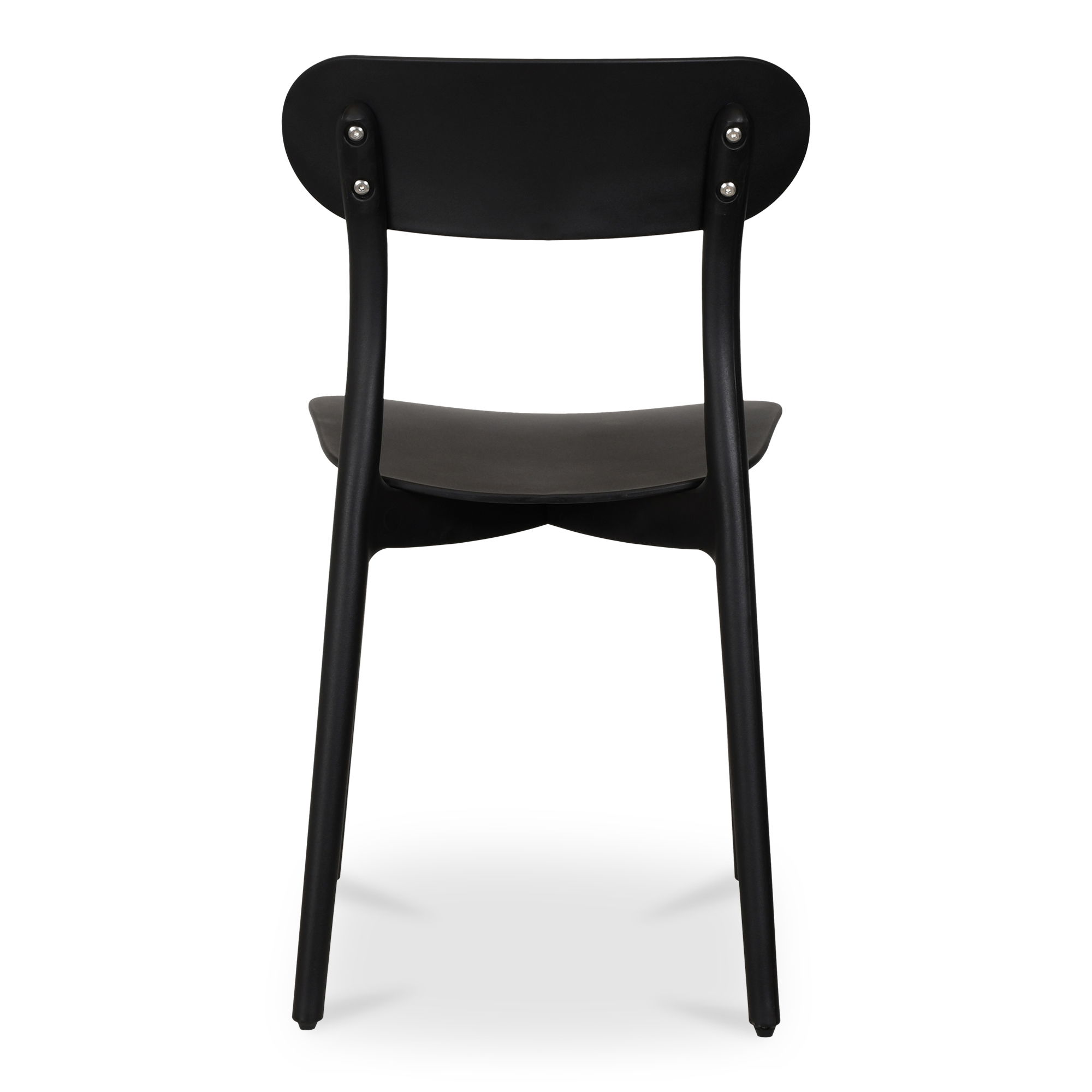 Kent Outdoor Dining Chair Black - Set Of Two, by Moe's Home, 16.75" width x 31" height x 20.5" depth View 5