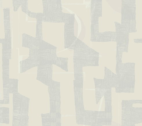 Modern Tribal Neutral & Grey Wallpaper