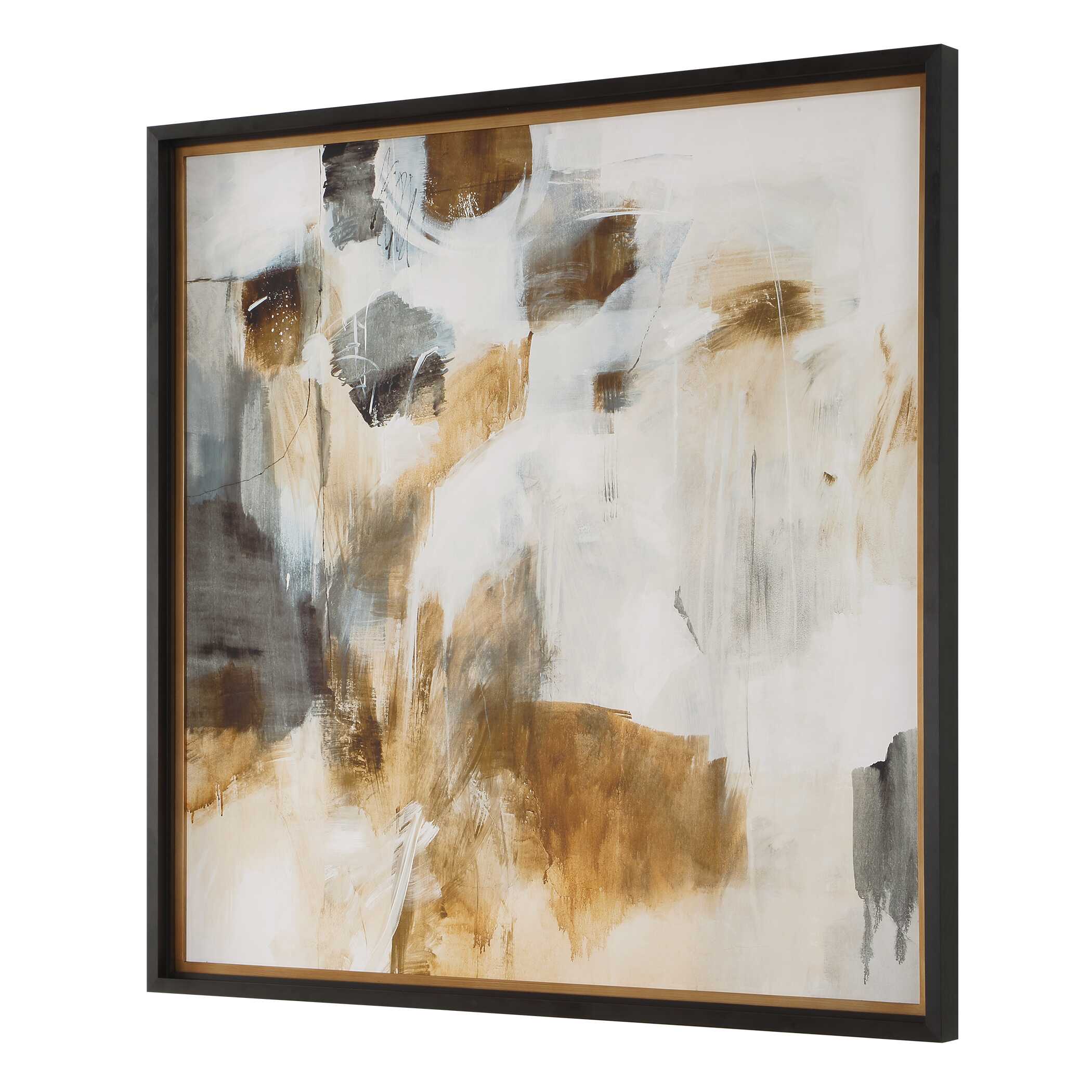 Ancient Story Framed Abstract Print, Painting by Uttermost, 45.62" width x 45.62" height x 2" depth View 4