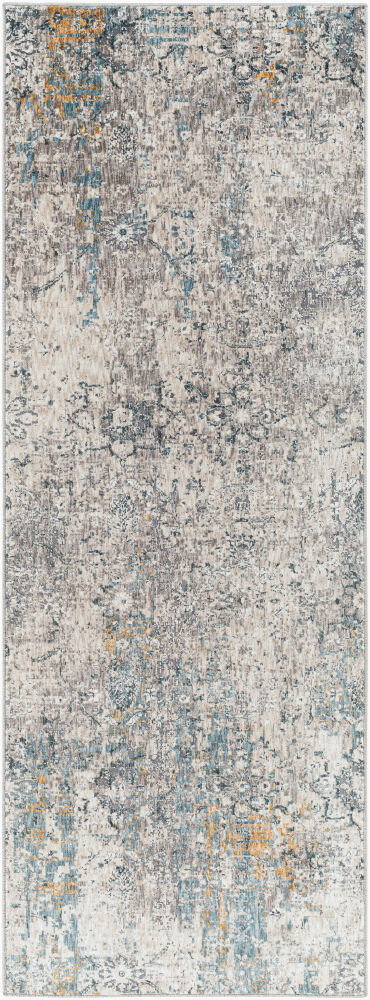 Cardiff Machine Woven Rug, by Surya, 7'2.61" length x 2'7.5" width