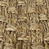 Adele   Medium Brown Seagrass Woven Square Pouf thumbnail 6