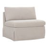 Fable Slipcover Dining Chair And Half Beige thumbnail 1