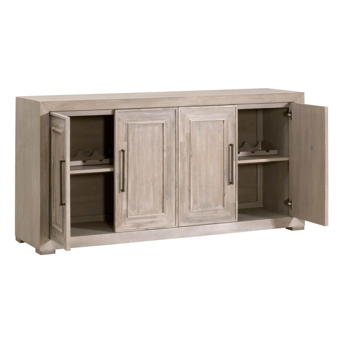 Hunter Media Sideboard, Cabinets & Sideboard by Essentials for Living, 70" width x 35.25" height x 19" depth View 6