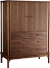 Walnut Grove Gentleman's Chest, Dresser by Stickley, 45" width x 60.5" height x 22" depth thumbnail 1