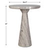 Stour Marble Accent Table, Furniture by Uttermost, 17" width x 22" height x 17" depth thumbnail 3