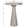 Stour Marble Accent Table, Side & End Table by Uttermost, 17" width x 22" height x 17" depth thumbnail 3
