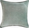 Cotton Velvet Accent Pillow, Decorative Pillow by Surya, 22" length x 22" width thumbnail