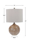 Lagos Rustic Table Lamp, by Uttermost, 1'2" width x 1'10" height x 1'2" depth thumbnail 3
