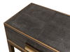 Gideon Shagreen Console Table, Ant.Grey, by Sarreid, 54" length x 12" width x 34" height thumbnail 11