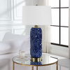 Zade Blue Table Lamp, by Uttermost, 18" width x 33" height x 18" depth thumbnail 4