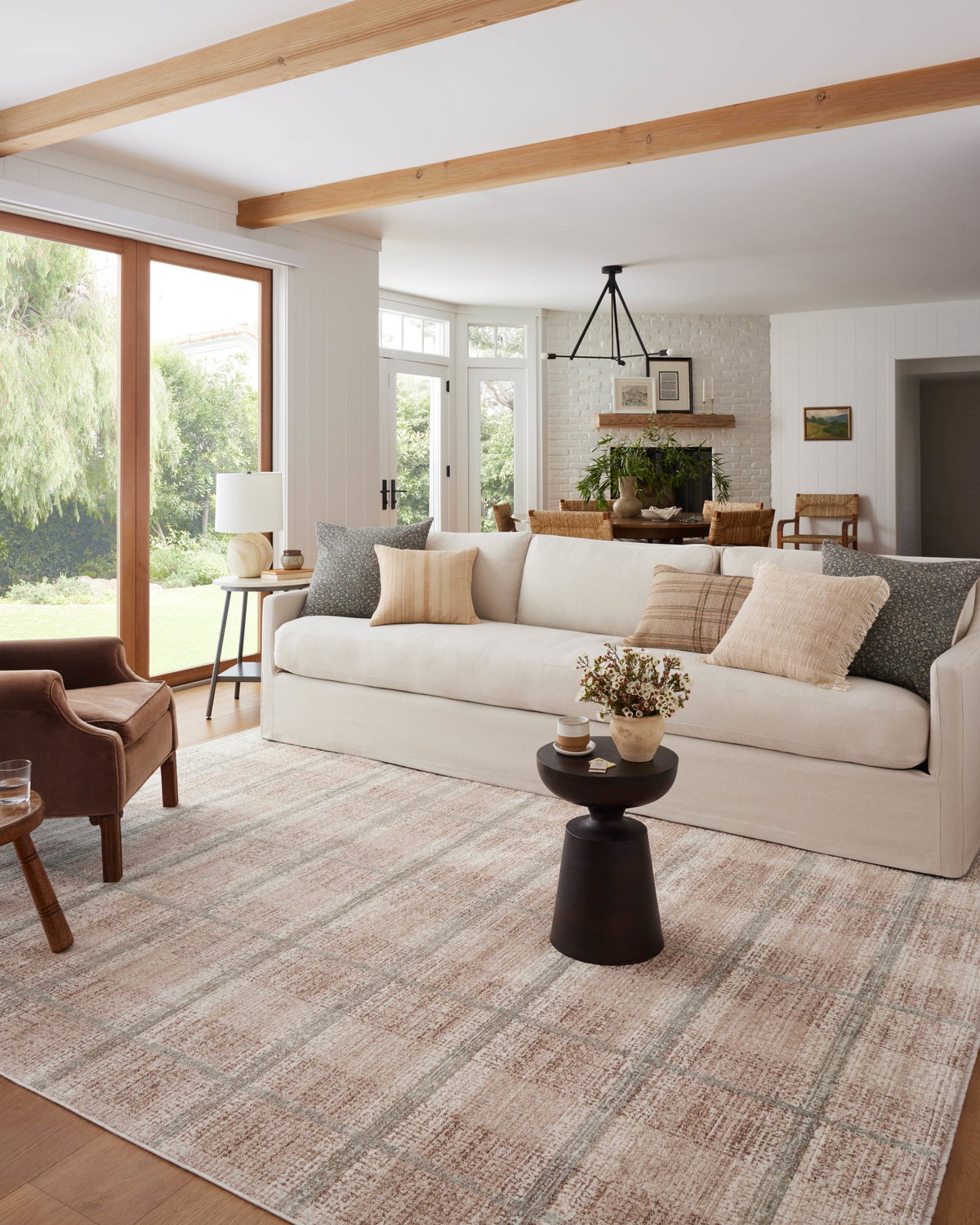 Angela Rose x Loloi Ember Rug, 5'3" length x 7'6" width View 2