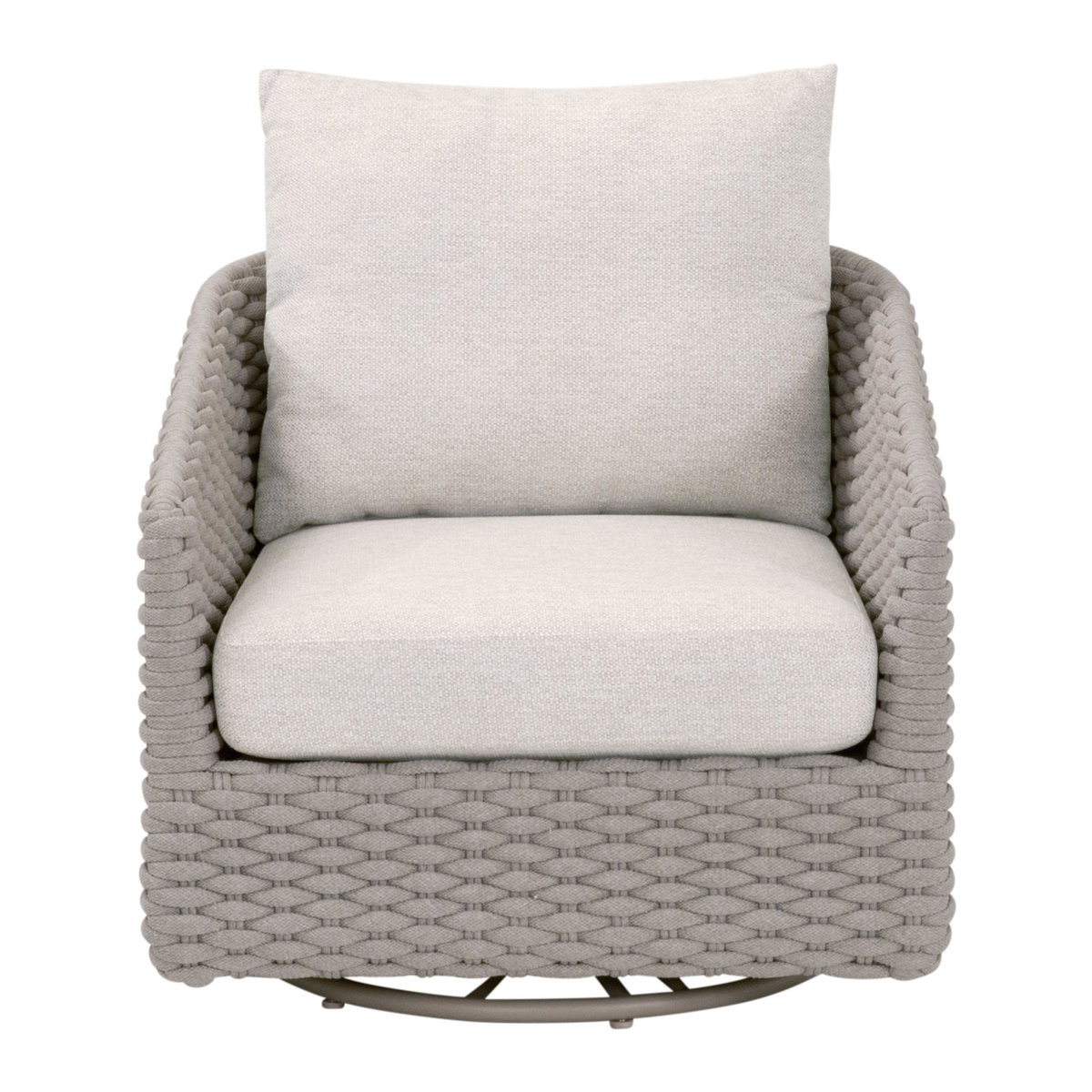 Caspian Outdoor Swivel Rocker Sofa Chair, Seating by Essentials for Living, 33" width x 36" height x 36" depth View 1