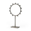 Elio  Large Studded Hoop Object, Decorative Object by Mercana, 8.27" length x 2.95" width x 14.96" height thumbnail 1