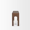 Laraya Dark Brown Wood Arched Console Table thumbnail 5