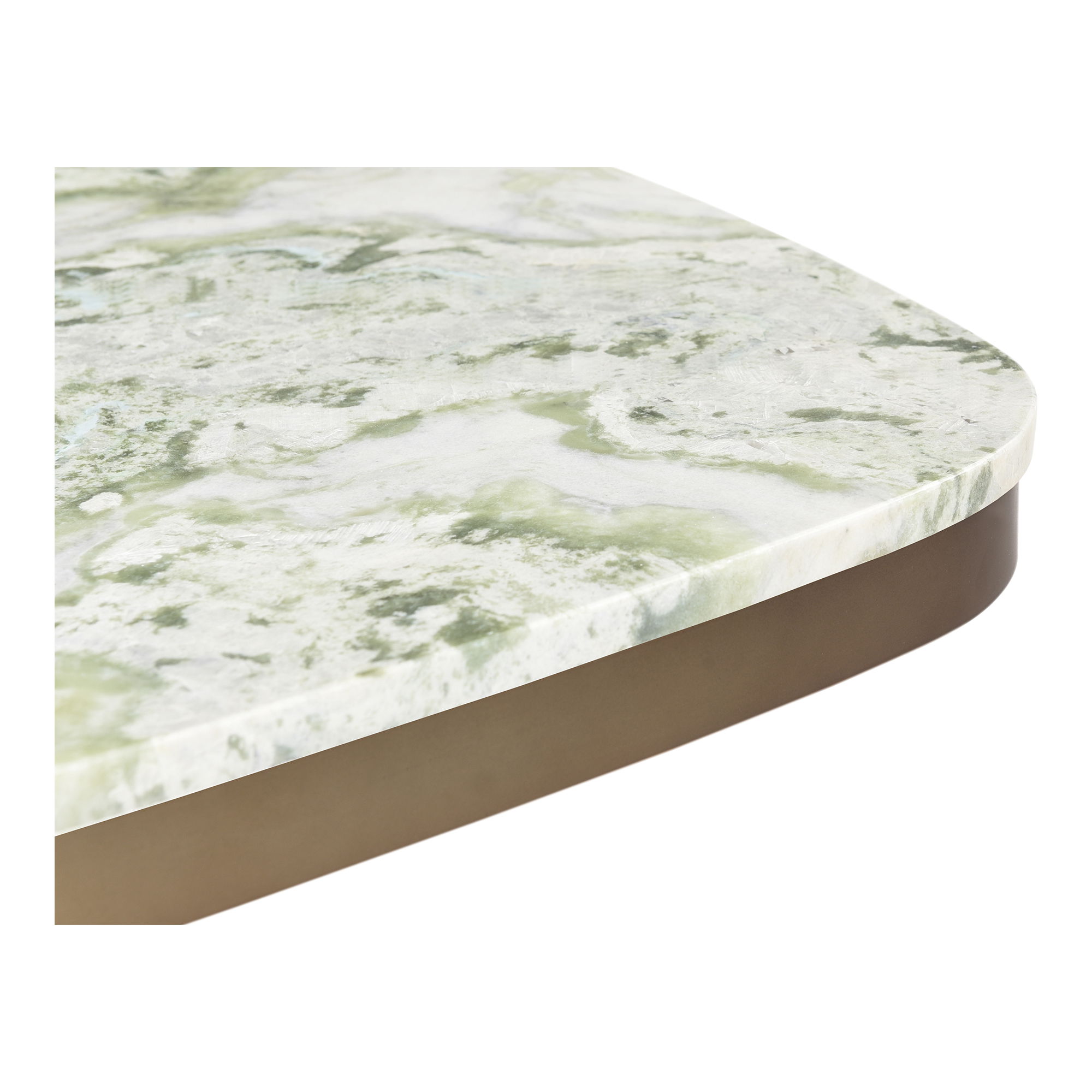 Celeste Cafe Table Green Onyx Marble, Coffee Table by Moe's Home, 36" width x 30" height x 36" depth View 6