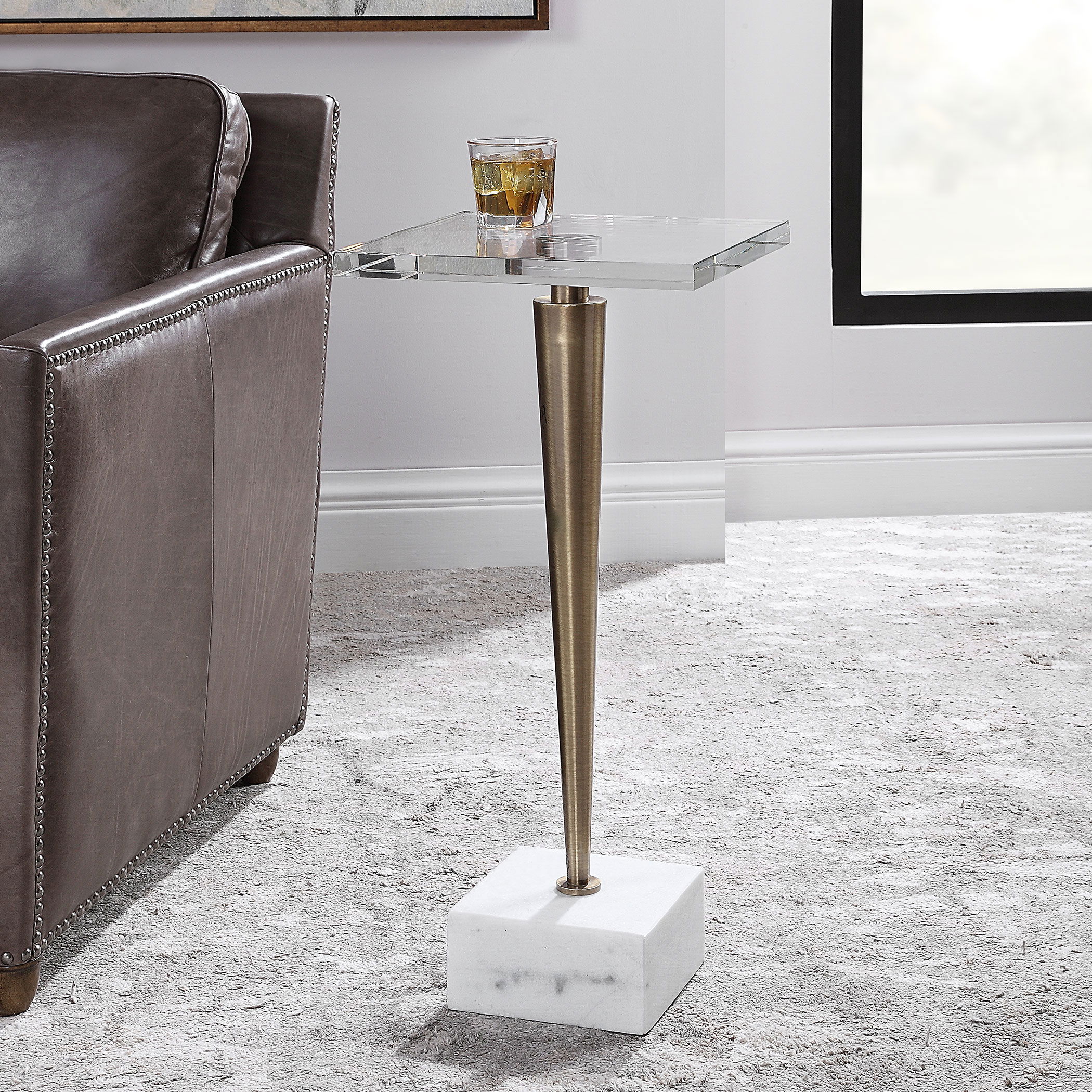 Campeiro Brass Drink Table large image 