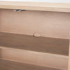 Sorina Reverse Fluted Light Brown Wood Sideboard thumbnail 10