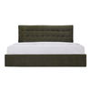 Sebastion Queen Storage Bed Green, by Moe's Home, 5'4.56" width x 3'8.88" height x 7'1.43" depth thumbnail 1