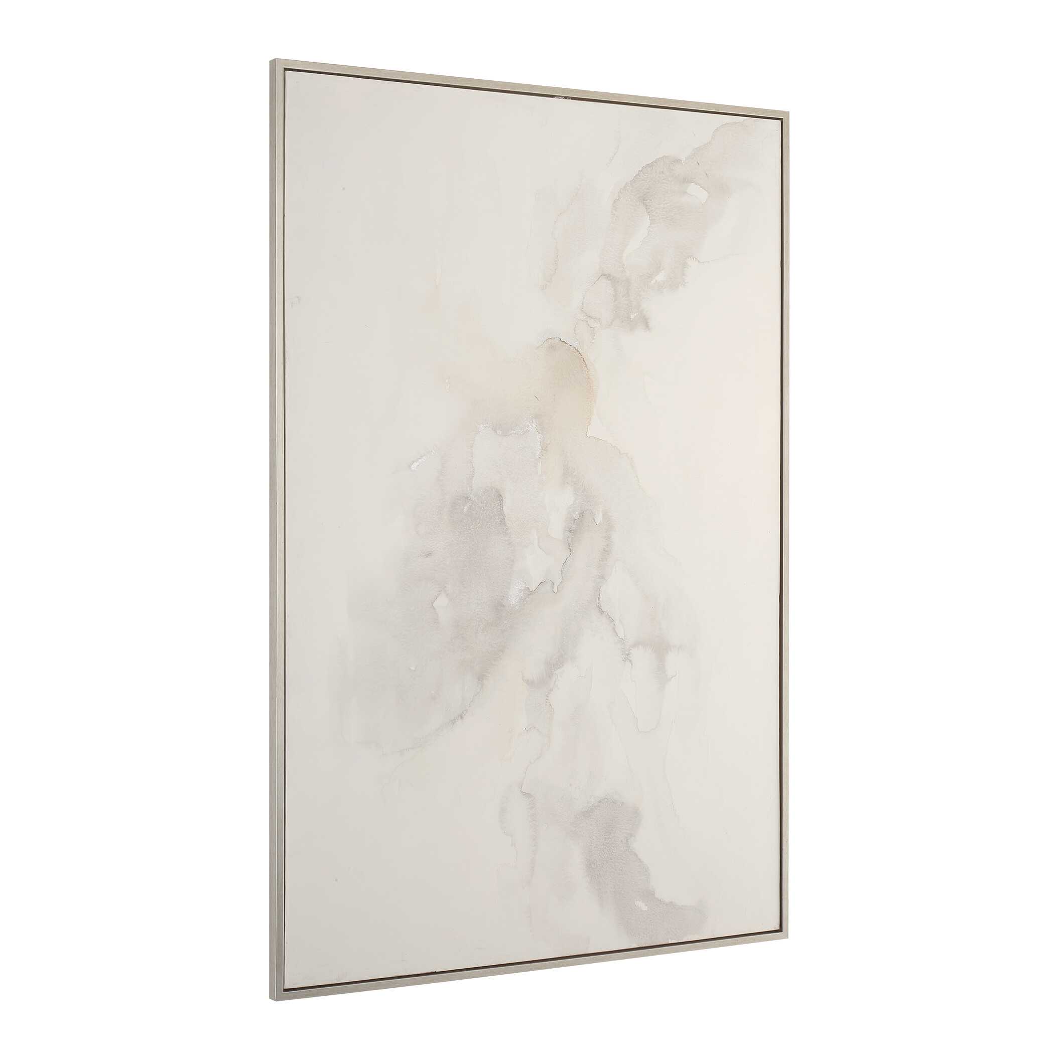 Evaporate Abstract Art, Painting by Uttermost, 49.7" width x 73.7" height x 1.5" depth View 3