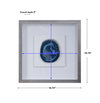 Kalia Blue Stone Shadow Box, Art by Uttermost, 19.75" width x 19.75" height x 2" depth thumbnail 3