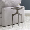 Kenna Nickel Accent Table, Side & End Table by Uttermost, 16" width x 25" height x 16" depth thumbnail 2