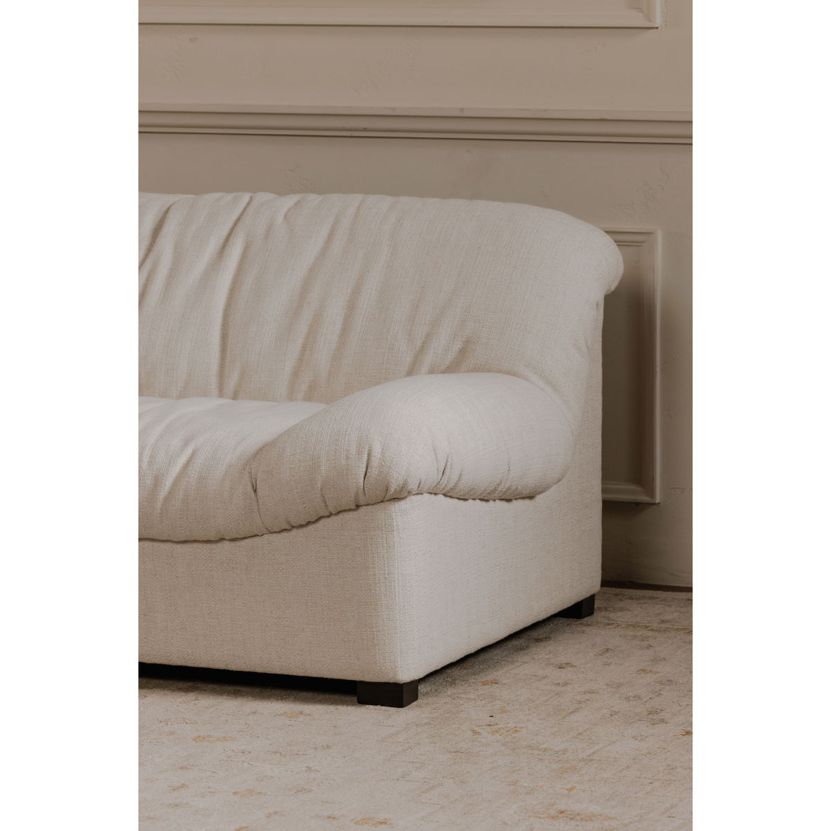 Halston Sofa Flecked Oat, Sofas & Sectional by Moe's Home, 86.6" width x 27.5" height x 39.3" depth View 6