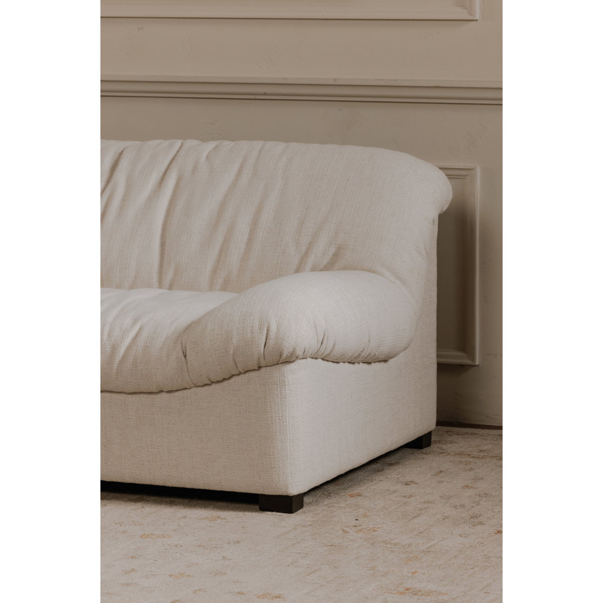 Halston Sofa Flecked Oat, Sofas & Sectional by Moe's Home, 86.6" width x 27.5" height x 39.3" depth View 6