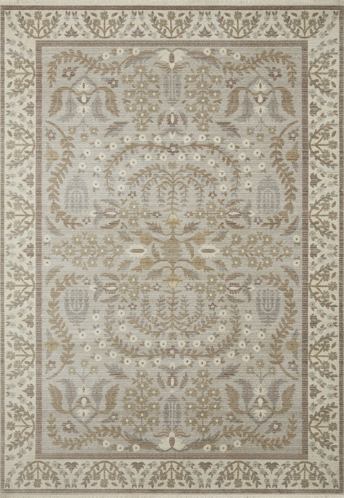 Rifle Paper Co. x Loloi Holland Rug, 1'6" length x 1'6" width View 1