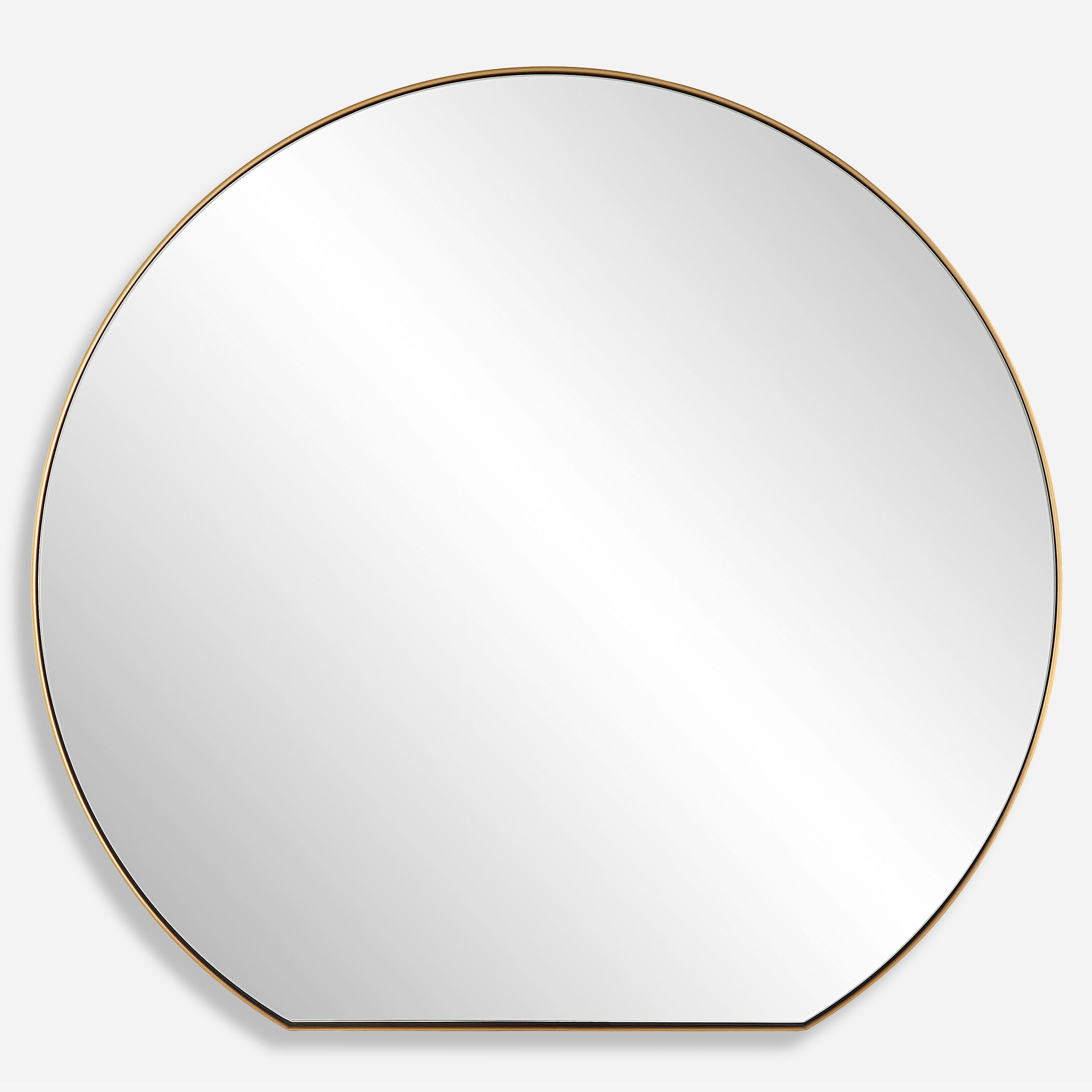 Cabell Small Brass Mirror large image 