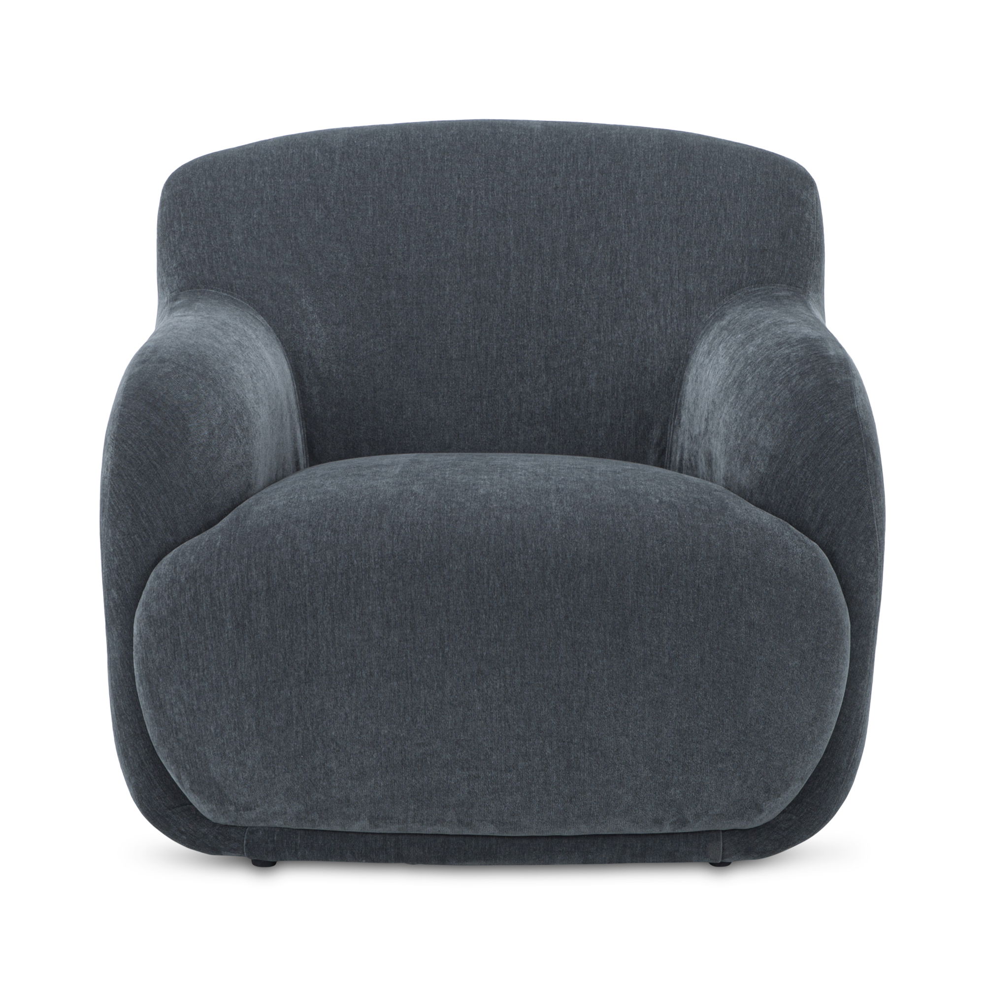 Stevie Lounge Chair Slate Blue, Accent Chair by Moe's Home, 35" width x 32.3" height x 34.25" depth View 1