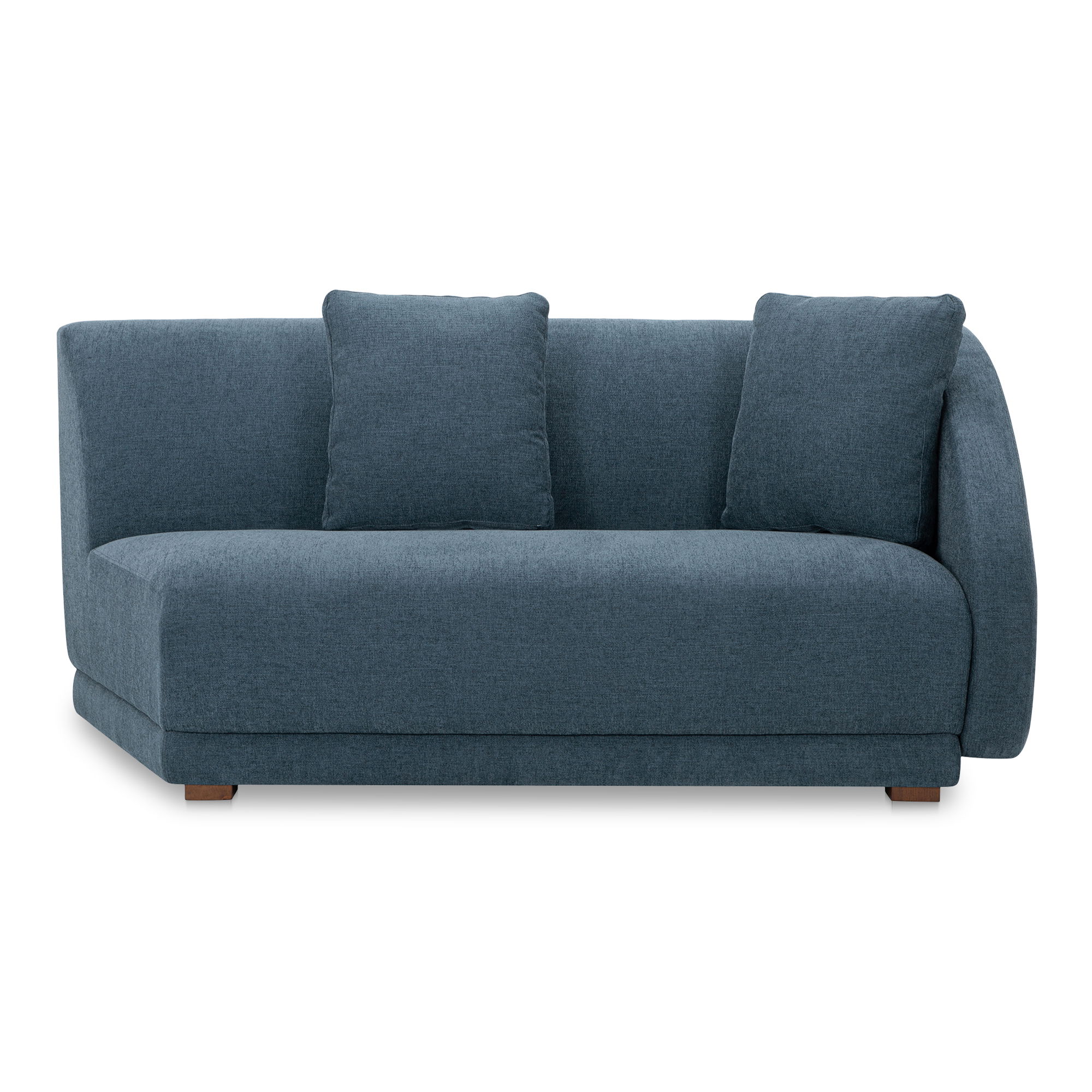 Fraser Right Arm Facing Sofa Deep Blue large image 