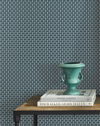 Petal Blue Wallpaper, by York Wall, 27' length x 2'3" width x 0.02" depth thumbnail 2