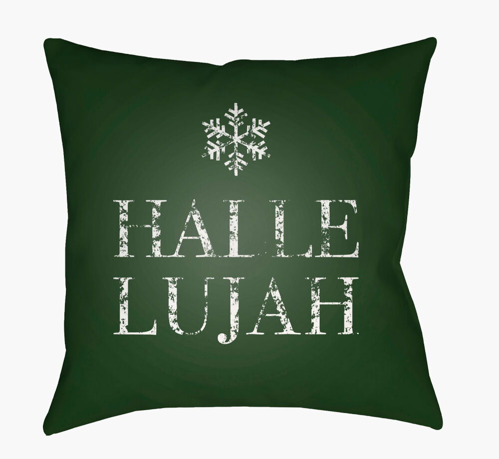 Hallelujah Accent Pillow, Decorative Pillow by Surya, 18" length x 18" width