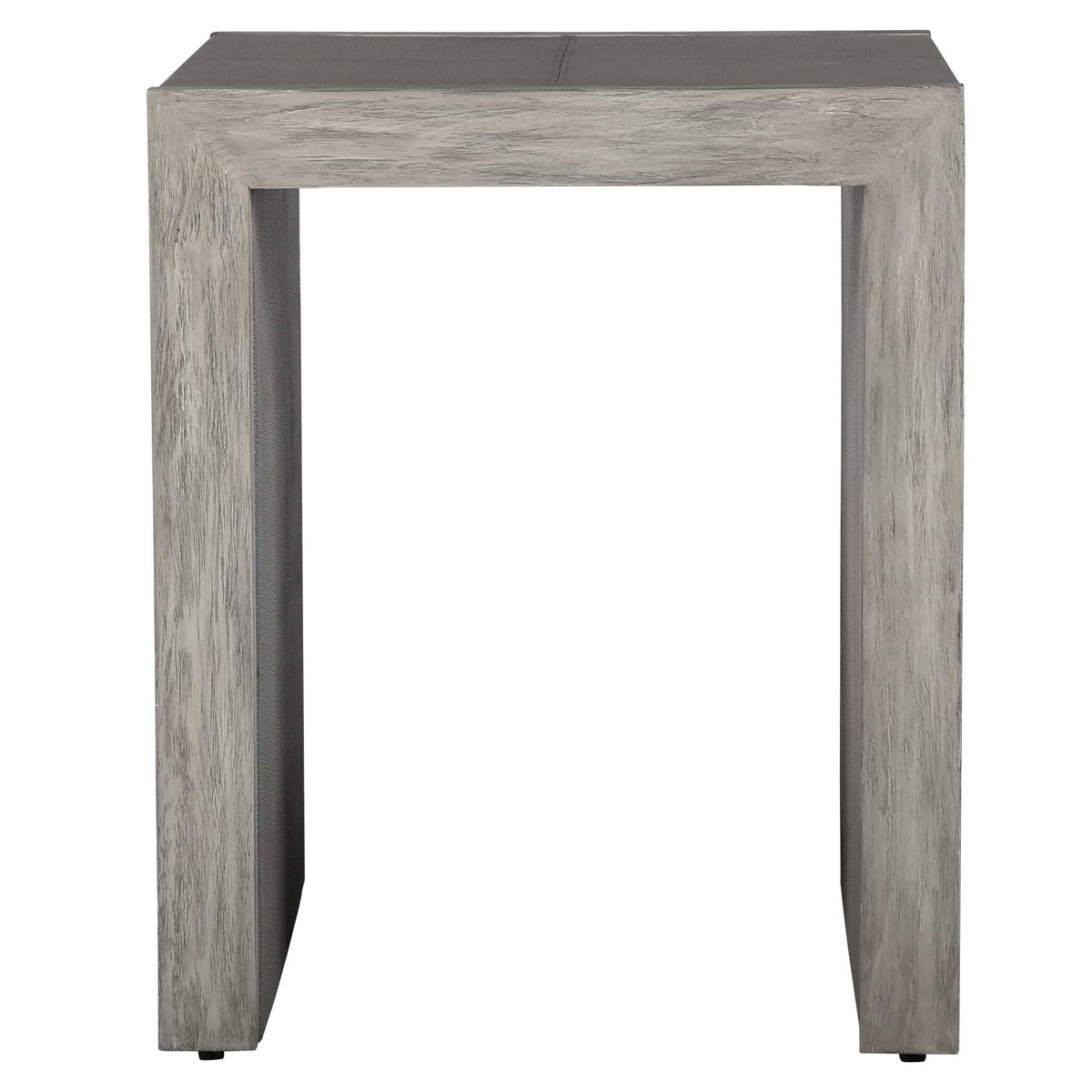 Aerina Modern Gray End Table, Side & End Table by Uttermost, 20" width x 24" height x 20" depth View 4